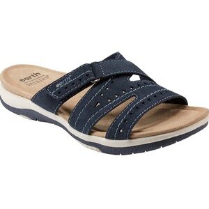 Earth Origins Blue Sandals Crisscross Design